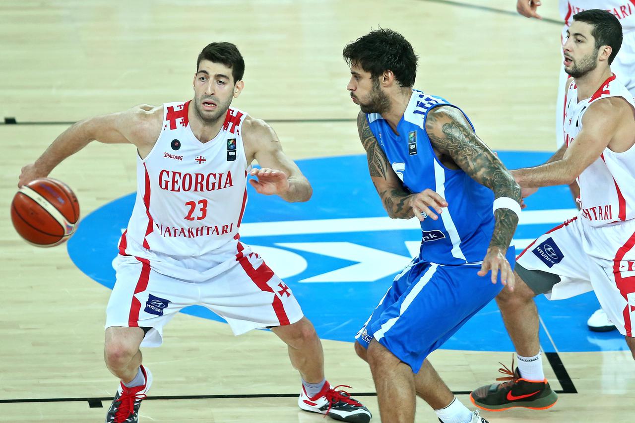 Zagreb: EuroBasket 2015., skupina C, 3. kolo, Gruzija - Gr?ka