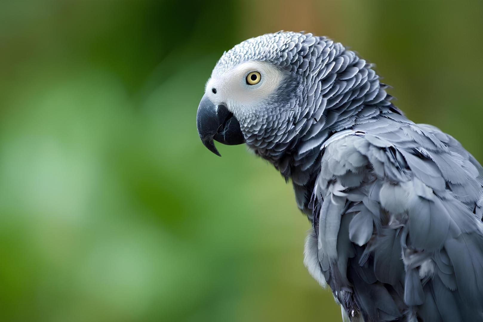 Afrička zelena papiga: Ova egzotična ptica najbolji je govornik u životinjskom svijetu, a znanstvenici tvrde kako, ne samo da oponaša, već i razumije ljudski govor. Može izvršavati zadatke, a kognitivne sposobnosti su joj na razini djeteta od pet godina.
