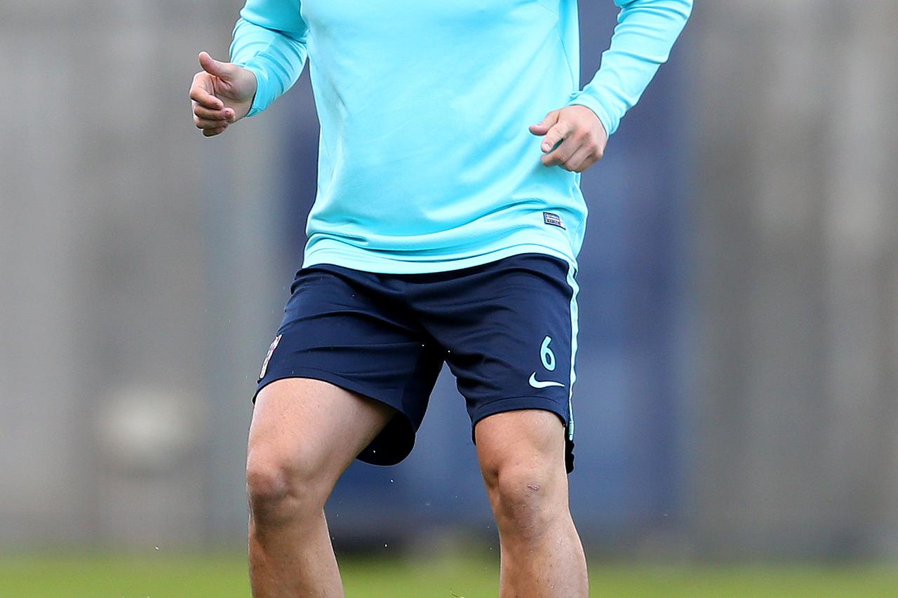 03.10.2016., Zagreb, stadion Maksimir - Trening hrvatske nogometne reprezentacija na pomocnom igralistu Hitrec Kacian. Matej Mitrovic. Photo: Igor Kralj/PIXSELL