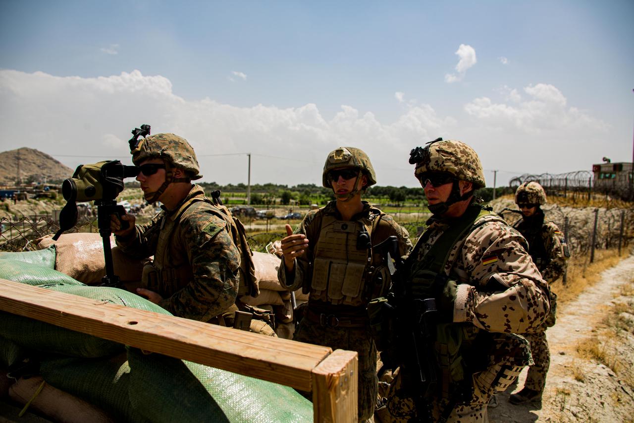 FILE PHOTO: U.S. forces assist in Afghanistan evacuation