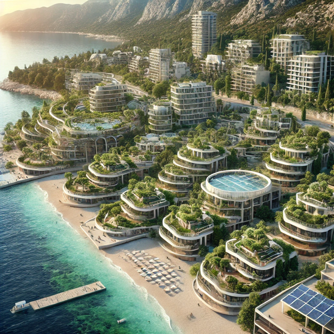 4. Makarska Rivijera - Spomenuta 247,069 puta. Rivijera će imati modernu arhitekturu s ekološkim materijalima i solarnim panelima koji se stapaju s prirodnim okolišem.