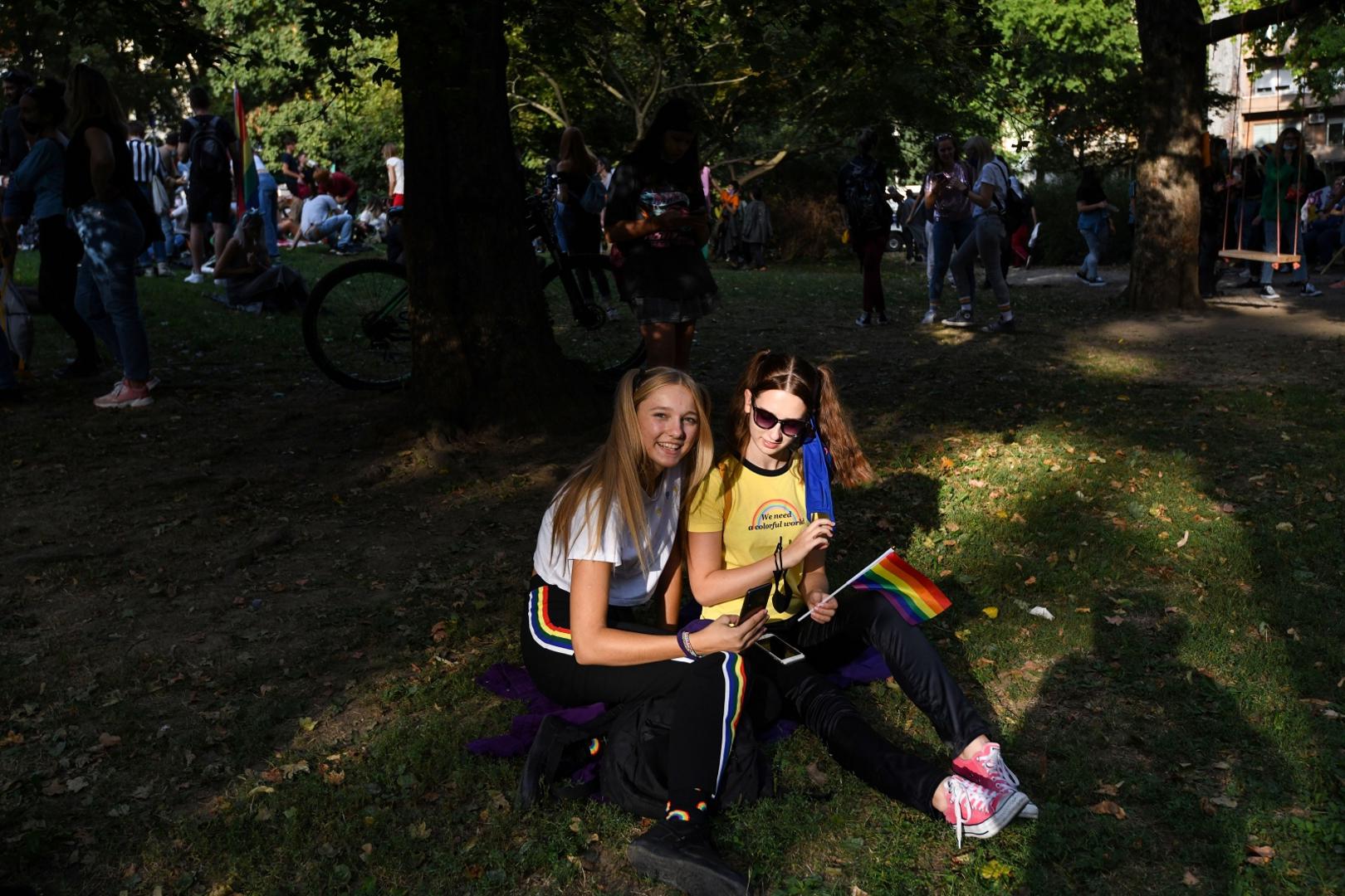 19.09.2020., Zagreb - 19. Povorka ponosa LGBTIQ osoba i obitelji Zagreb Pride 2020 pod sloganom "Sloboda unutar i izvan cetiri zida". Povorka je po prvi puta krenula s Trga svetog Marka. Photo: Josip Regovic/PIXSELL