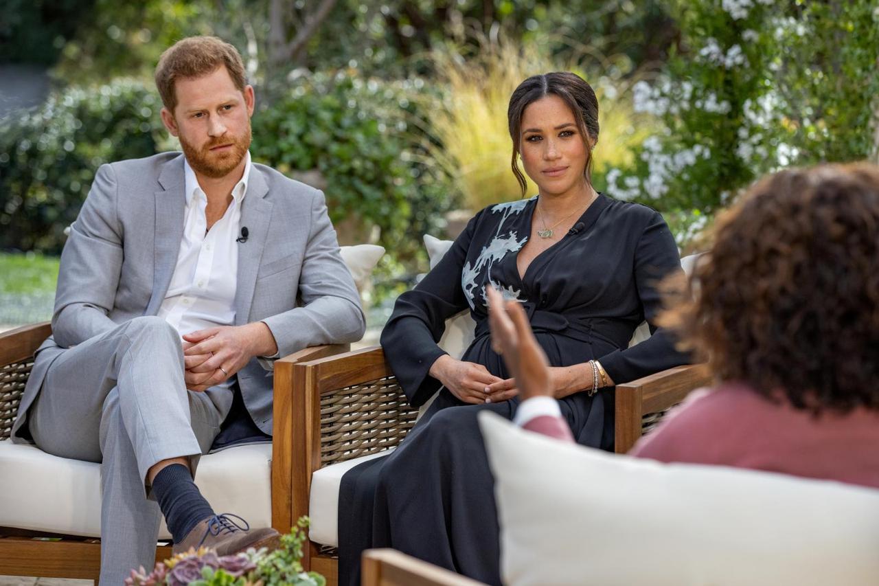 FILE PHOTO: Meghan and Harry give interview to Oprah Winfrey