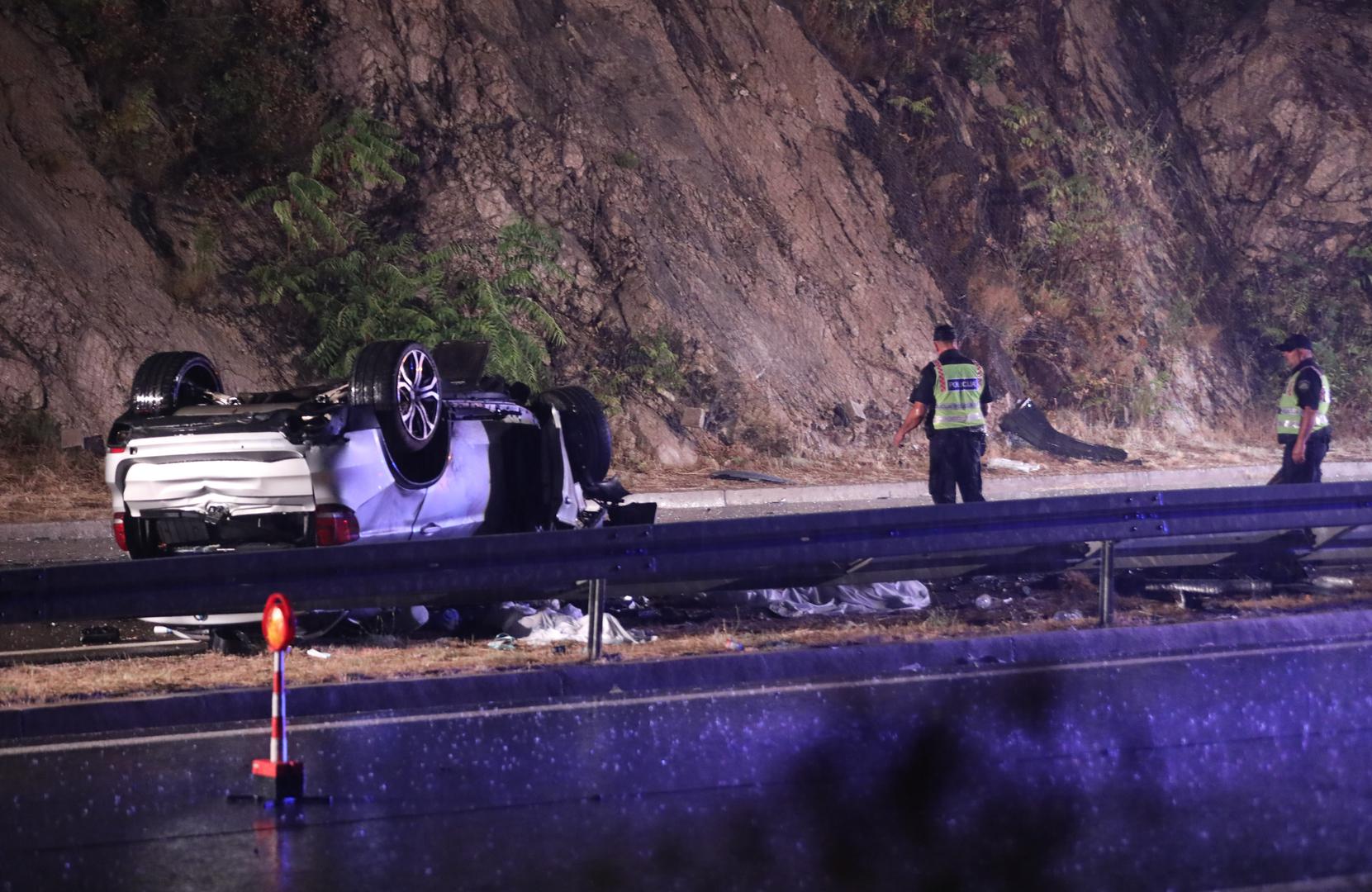 05.08.2023., Vrgorac - Tri osobe smrtno stradale u teskoj prometnoj na A1 prije izlaza Ravca u smjeru Dubrovnika. Photo: Ivo Cagalj/PIXSELL