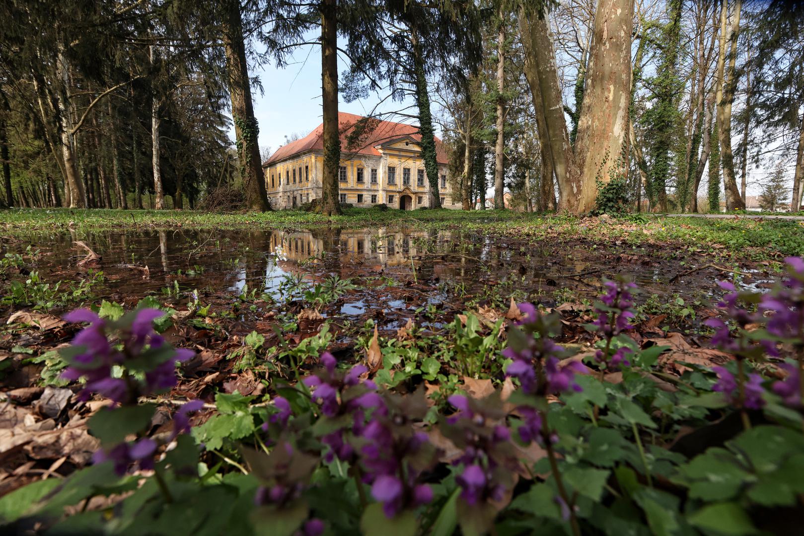 Dao ga je sagraditi Sigismund Vojković/Vojkffy, kraljevski komornik i zapovjednik straže u dvorcu Schönbrunn u Beču u vrijeme carice Marije Terezije. Za njega se smatra da je bio stvarni uzor za lik Siniše iz romana Grička Vještica Marije Jurić Zagorke. Dvorac je sagrađen u kasnobaroknom stilu u obliku slova U s velikom vežom u koju se ulazi u dvorište dvorca. U prizemlju je desetak prostorija, a na katu 12, s dva hodnika. 