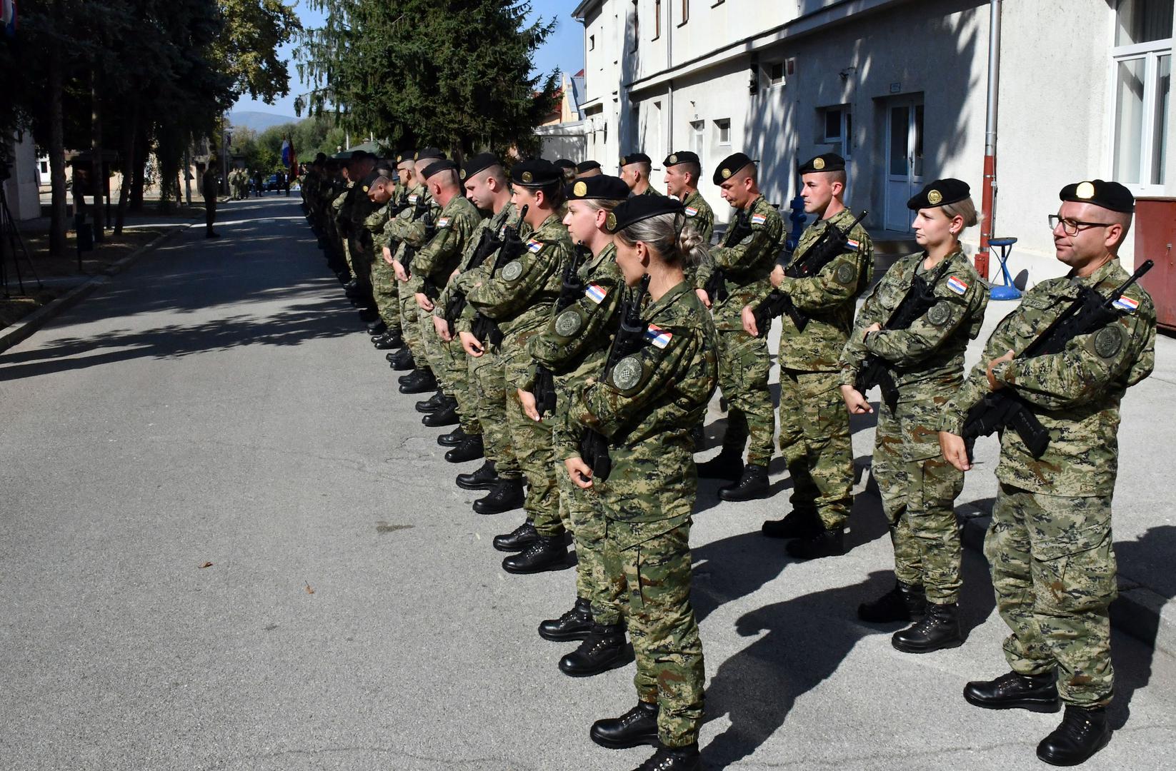 30.08.2024., Pozega - Predsjednik Republike i vrhovni zapovjednik Oruzanih snaga Republike Hrvatske Zoran Milanovic sudjelovao je na svecanoj prisezi 43. narastaja rocnih vojnika na dragovoljnom vojnom osposobljavanju u Pozegi. Photo: Ivica Galovic/PIXSELL