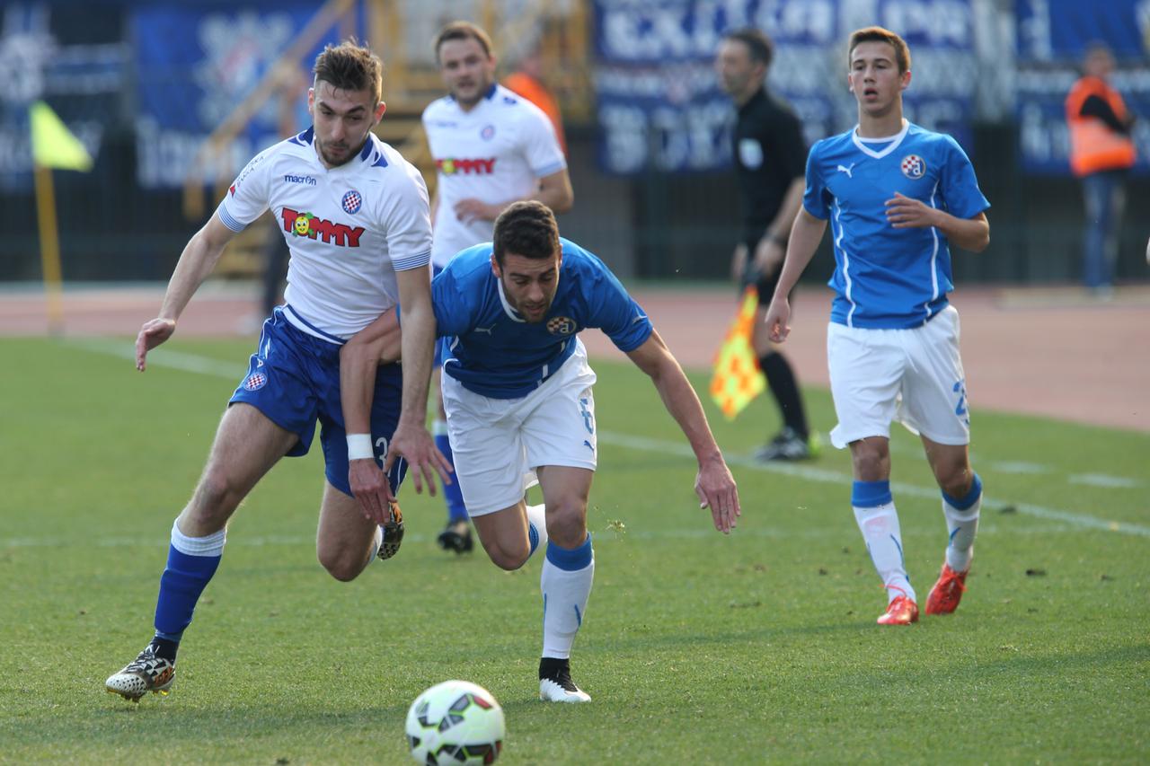 14.03.2015., stadion Poljud, Split - MAXtv 1. HNL, 25. kolo, HNK Hajduk - GNK Dinamo. Tino Sven Susic, Ivo Pinto. Photo: Ivo Cagalj/PIXSELL