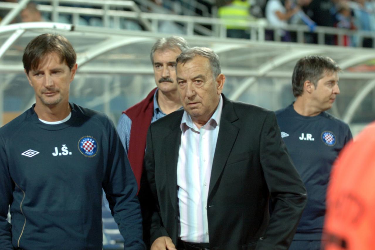 '19.09.2010., Rijeka - Nogometna utakmica 8. kola prve HNL, NK Rijeka - NK Hajduk. Trener Hajduka Stanko Poklepovic Photo: Goran Kovacic/PIXSELL'