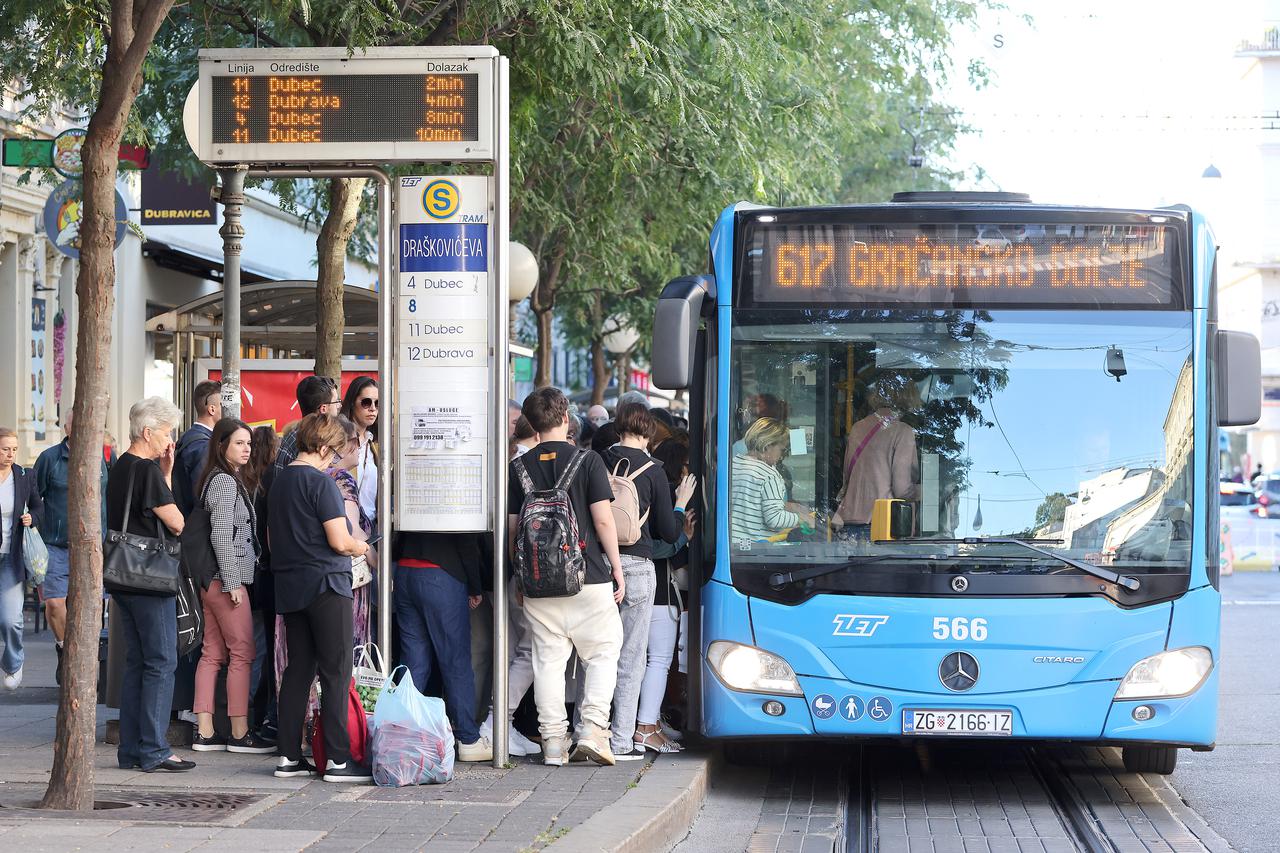 Zagreb: Velike gužve na autobusnoj  liniji 617