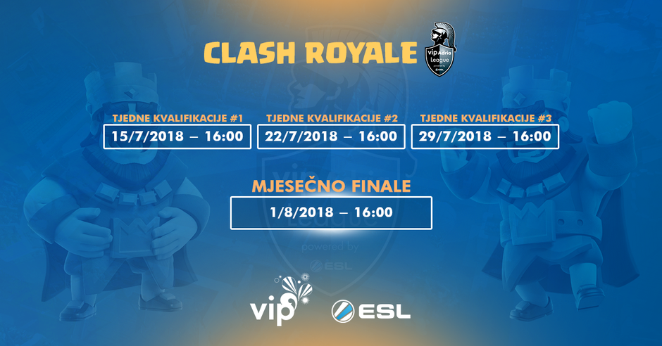 Clash Royale i Hearthstone pridružuju se Vip Adria League