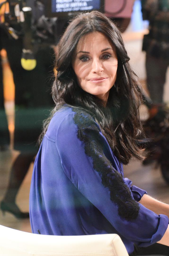 Courteney Cox at the TV show "Good Morning America" on ABC in Times Square Studio in New York, NY on February 14, 2012.  Photo: Press Association/PIXSELL