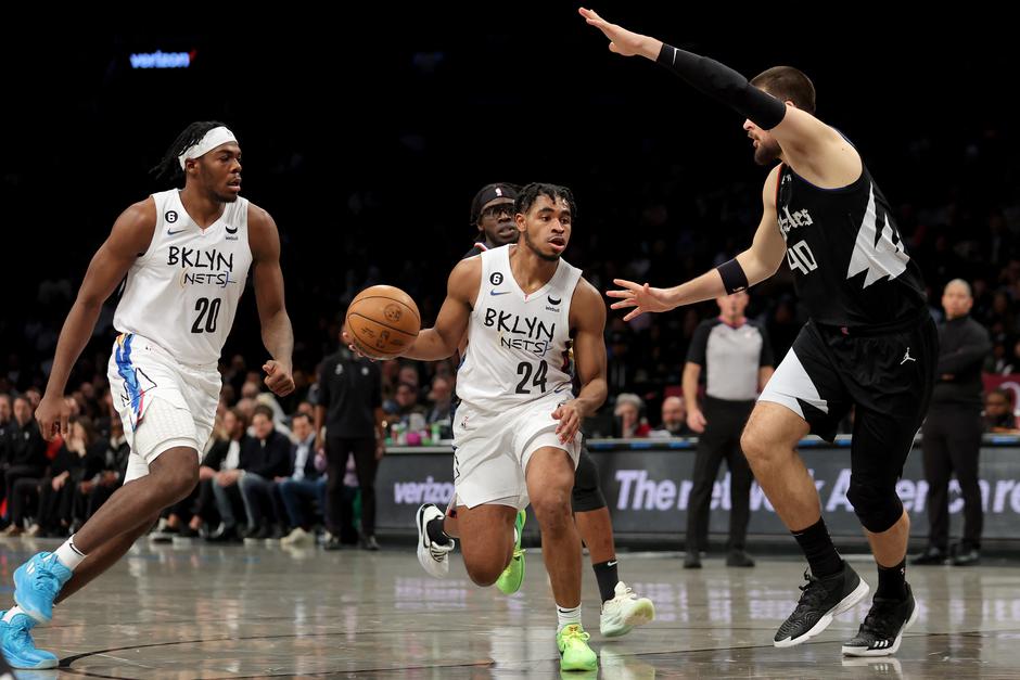 NBA: Los Angeles Clippers at Brooklyn Nets