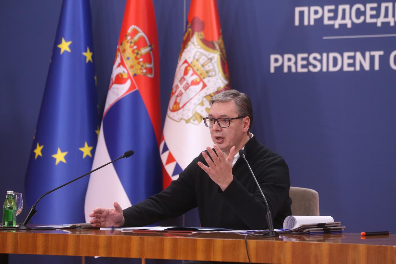 Beograd: Predsjednik Republike Srbije Aleksandar Vučić obratio se građanima