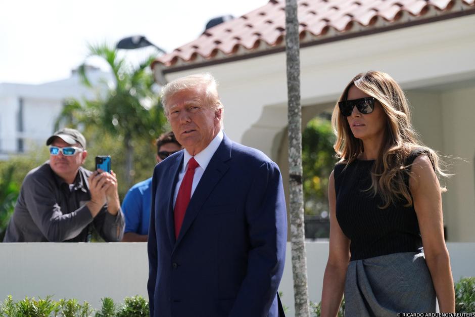 Former U.S. President Trump votes during midterm election in Palm Beach