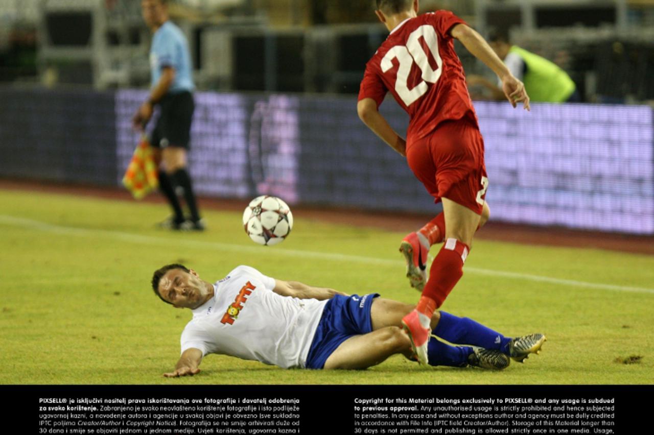 '18.07.2013., Poljud, Split - 2. pretkolo Europske lige, prva utakmica, HNK Hajduk Split (CRO) - FK Turnovo (MKD).  Photo: Ivo Cagalj/PIXSELL'