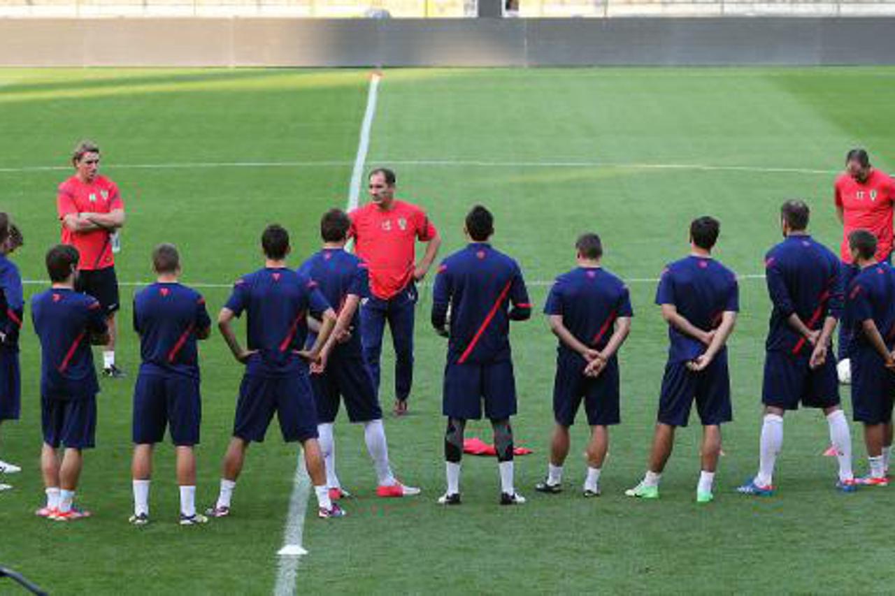 Reprezentacija trening Heysel (1)