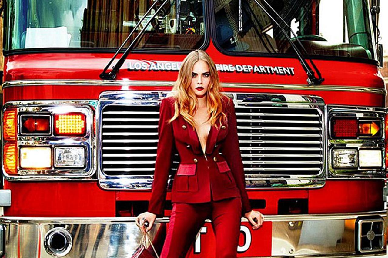 Cara Delevingne Turns Up the Glam in BO.B? Campaign  Cara Delevingne hits the road for the latest campaign for Brazilian fashion brand, BO.B?. Captured by Ellen Von Unwerth of 2b Management, the British model channels her inner rock and roll goddess in a 