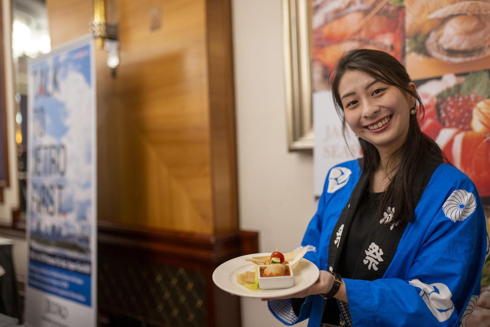 21.02.2024., Zagreb-  Primanje povodom rodjendana japanskog cara u Westinu, a japanske tvrtke u Hrvatskoj izlazu svoje proizvode.  Photo: Igor Soban/PIXSELL