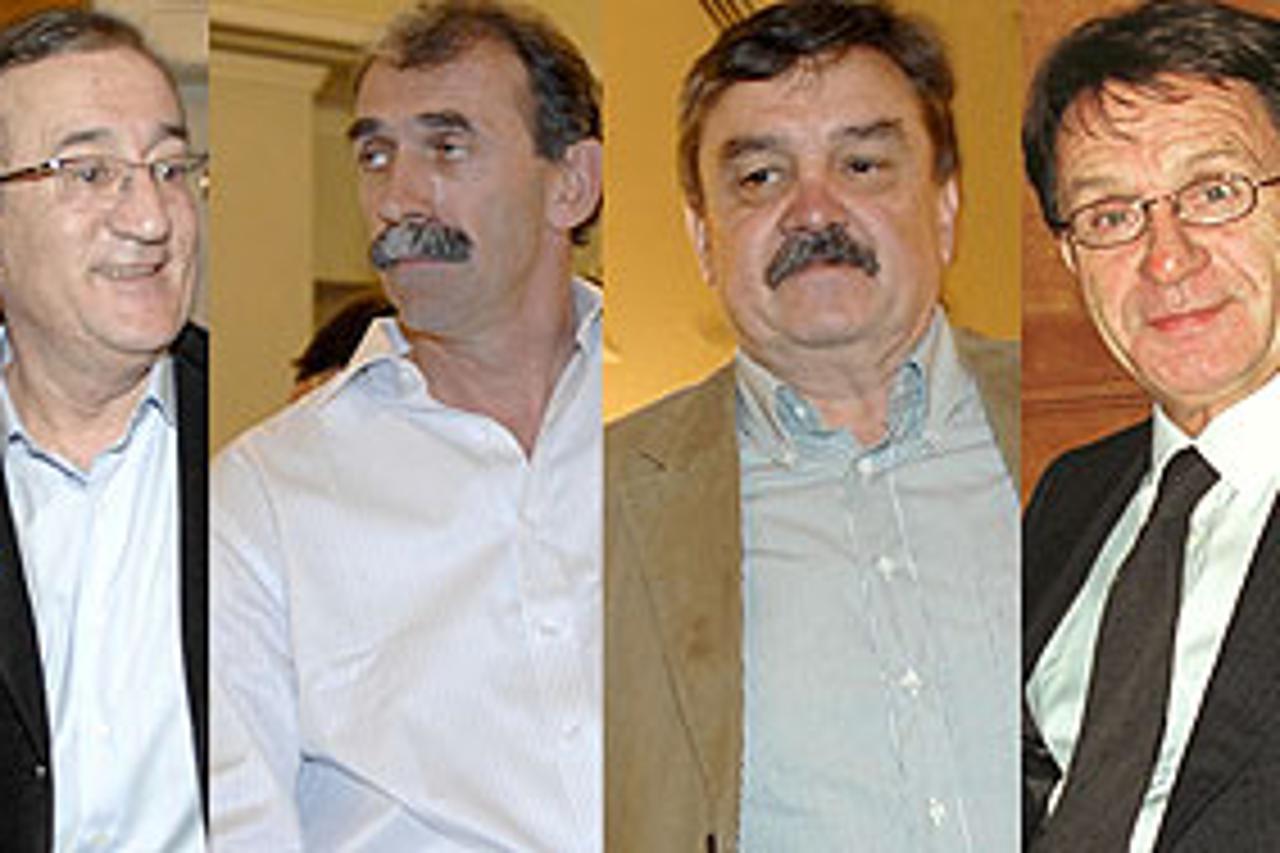 Lino Červar, Joško Vlašić, Ratko Rudić i Miroslav Ćiro Blažević 