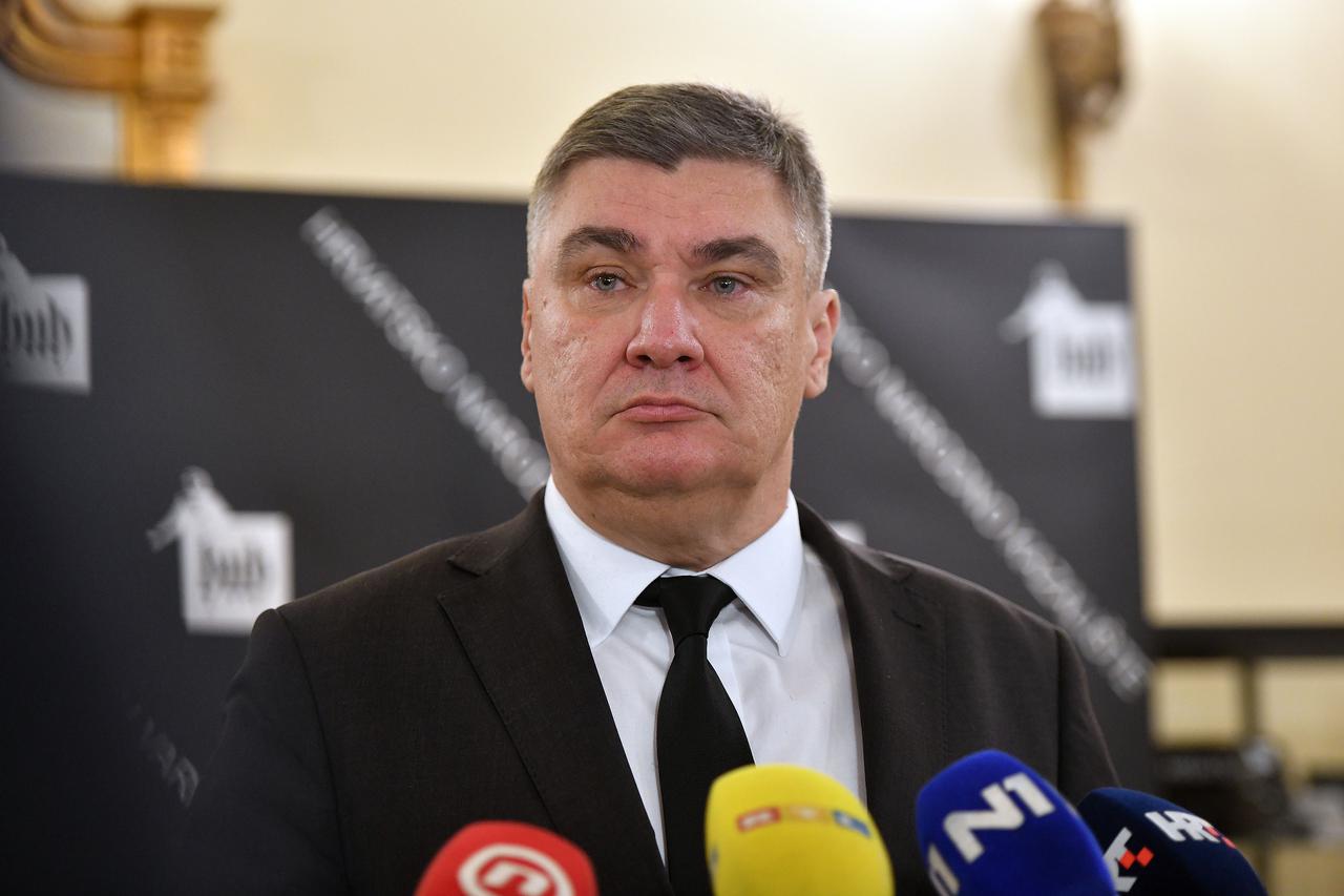 Varaždin: Predsjednik Milanović dao je izjavu medijima