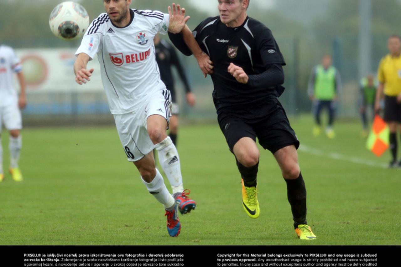 '28.09.2013., NSC Stjepan Spajic, Zagreb - MAXtv 1. HNL, 11. kolo, Hrvatski Dragovoljac - Slaven Belupo. Puric Vedran.  Photo: Robert Anic/PIXSELL'