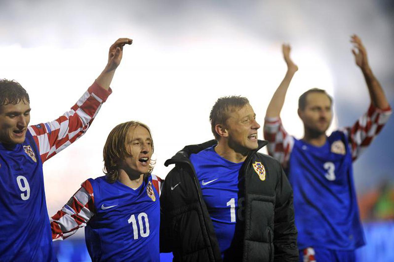 Luka Modrić i Ivica Olić