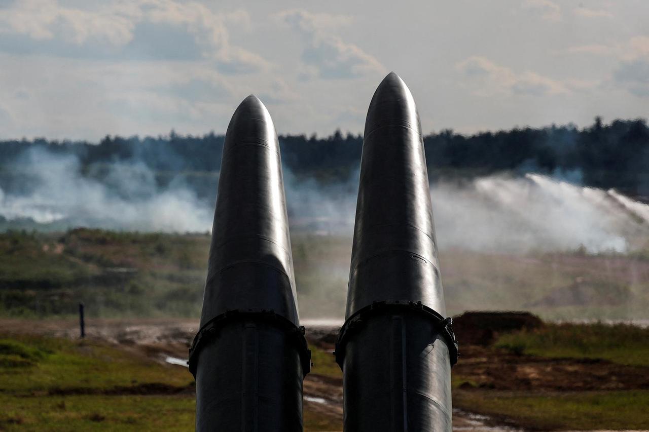 FILE PHOTO: 9М723 missiles, part of  Iskander-M missile complex, are seen during a demonstration at the International military-technical forum ARMY-2019 at Alabino range in Moscow Region