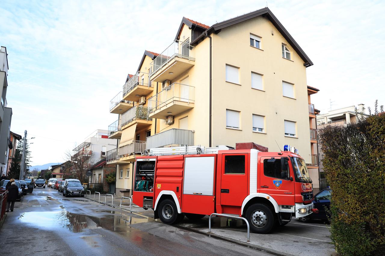 Zagreb: Jedna osoba smrtno stradala u požaru stana na Kajzerici