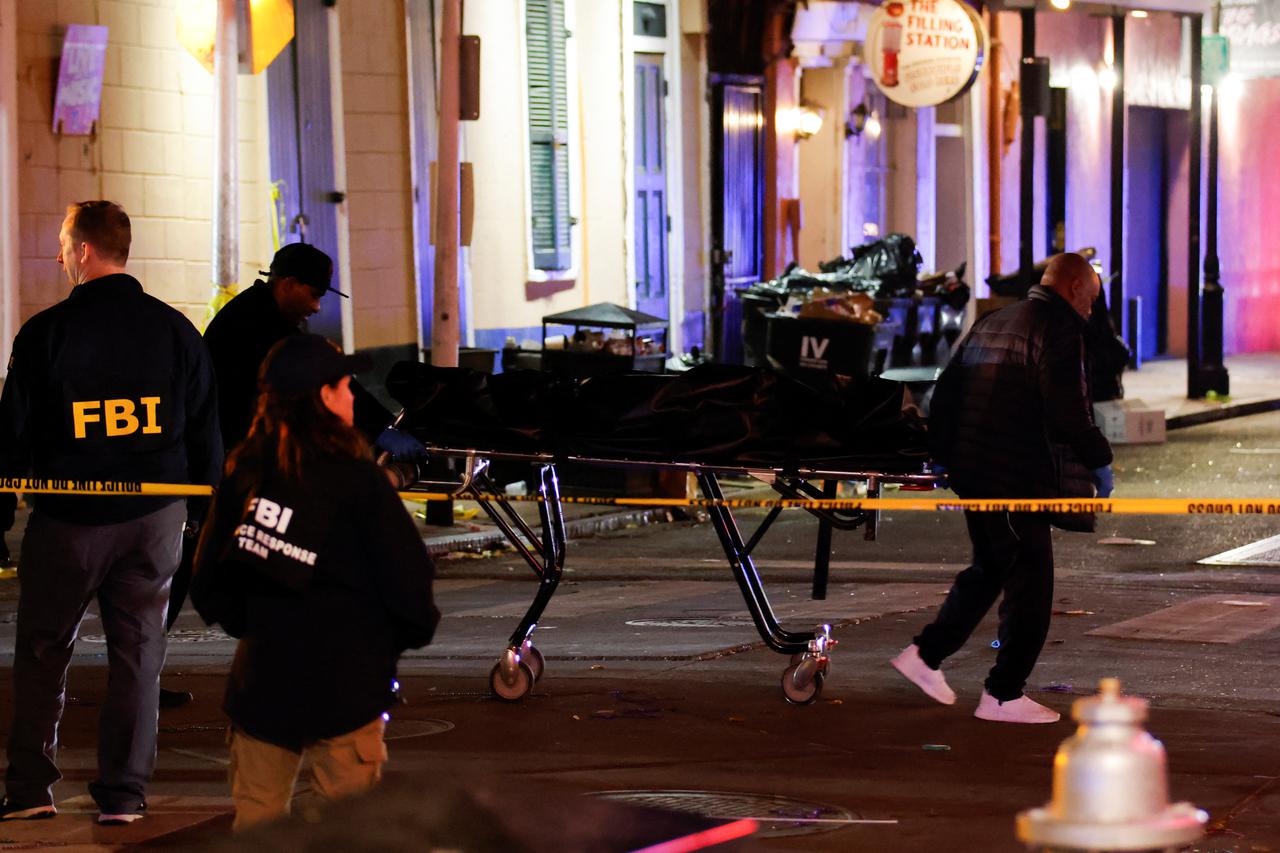 Driver crashes into crowd celebrating New Year's Day in New Orleans