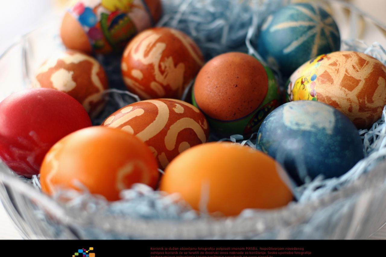 '25.04.2011., Zagreb -  Ilustracija. Pisanica, bojano ili sareno jaje jedan je od najocitijih simbola Uskrsa. Photo: Davor Puklavec/PIXSELL'