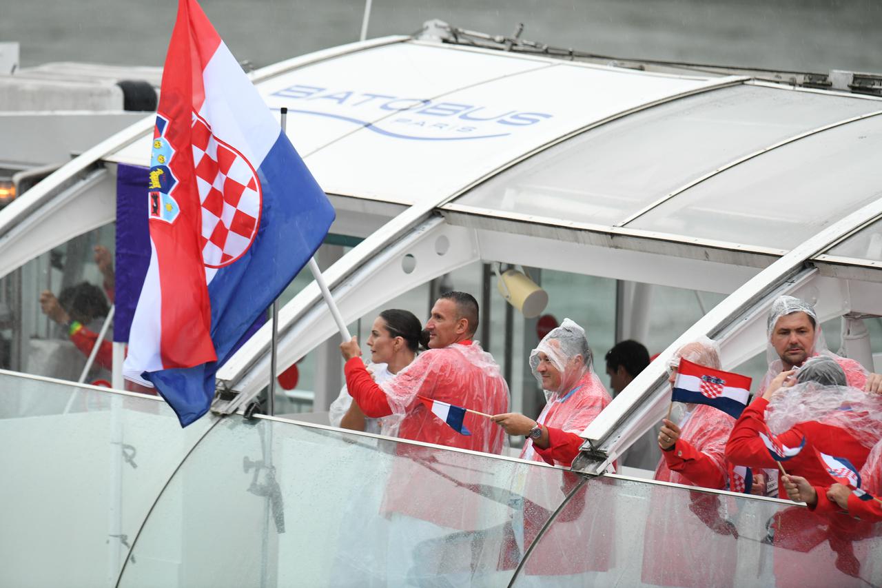 Hrvatski sportaši na otvorenju Olimpijskih igara u Parizu 2024.