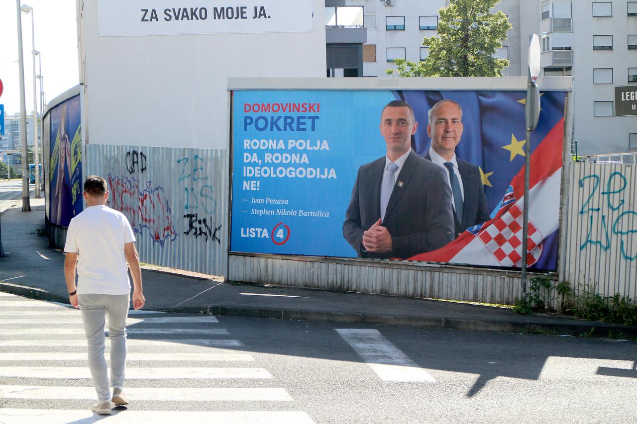 Zagreb: Plakati za europske izbore