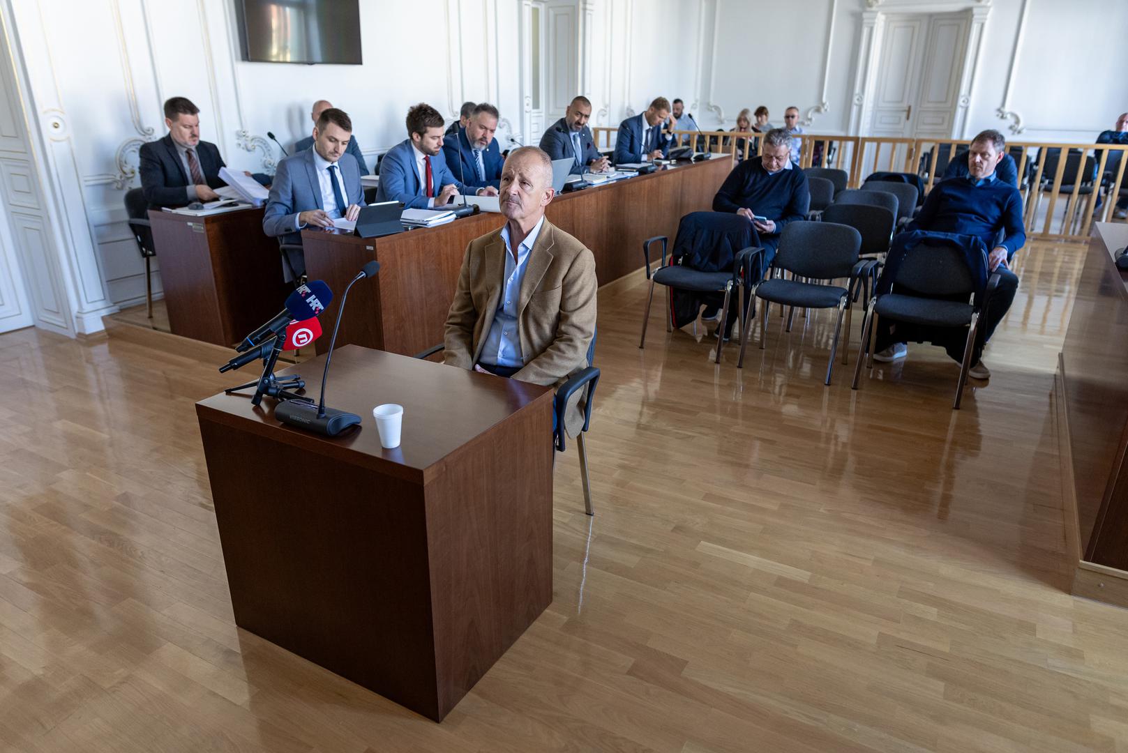 15.10.2024., Osijek - Nastavak sudjenja braci Mamic i ostalima za izvlacenje novca iz Dinama. Photo: Davor Javorovic/PIXSELL