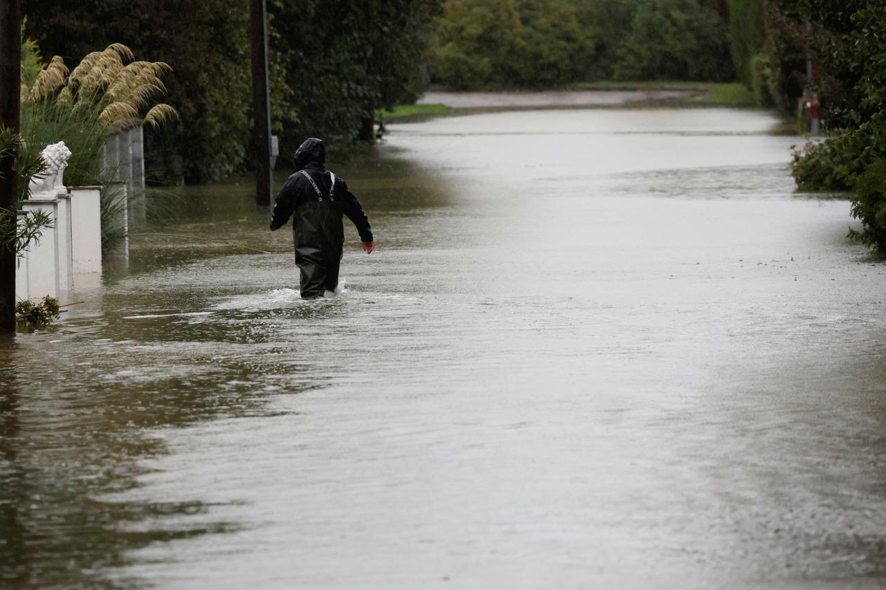 Aftermath of heavy rainfall in Austria