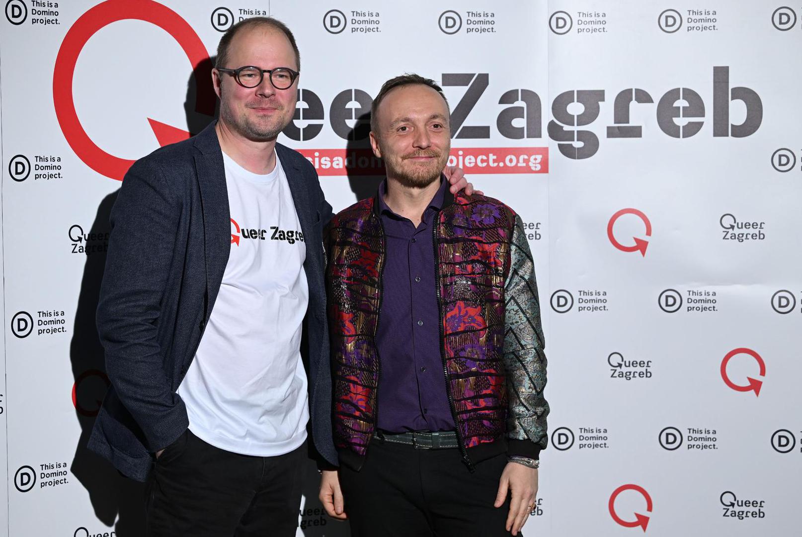 18.05.2023., Zagreb - Udruga Domino u Zagrebackom plesnom centru otvara 21. Queer Zagreb sezonu premijerom plesne predstave HEROES autora Brune Isakovica i Mije Zalukar. Luka Korlaet, Zvonimir Dobrovic Photo: Marko Lukunic/PIXSELL