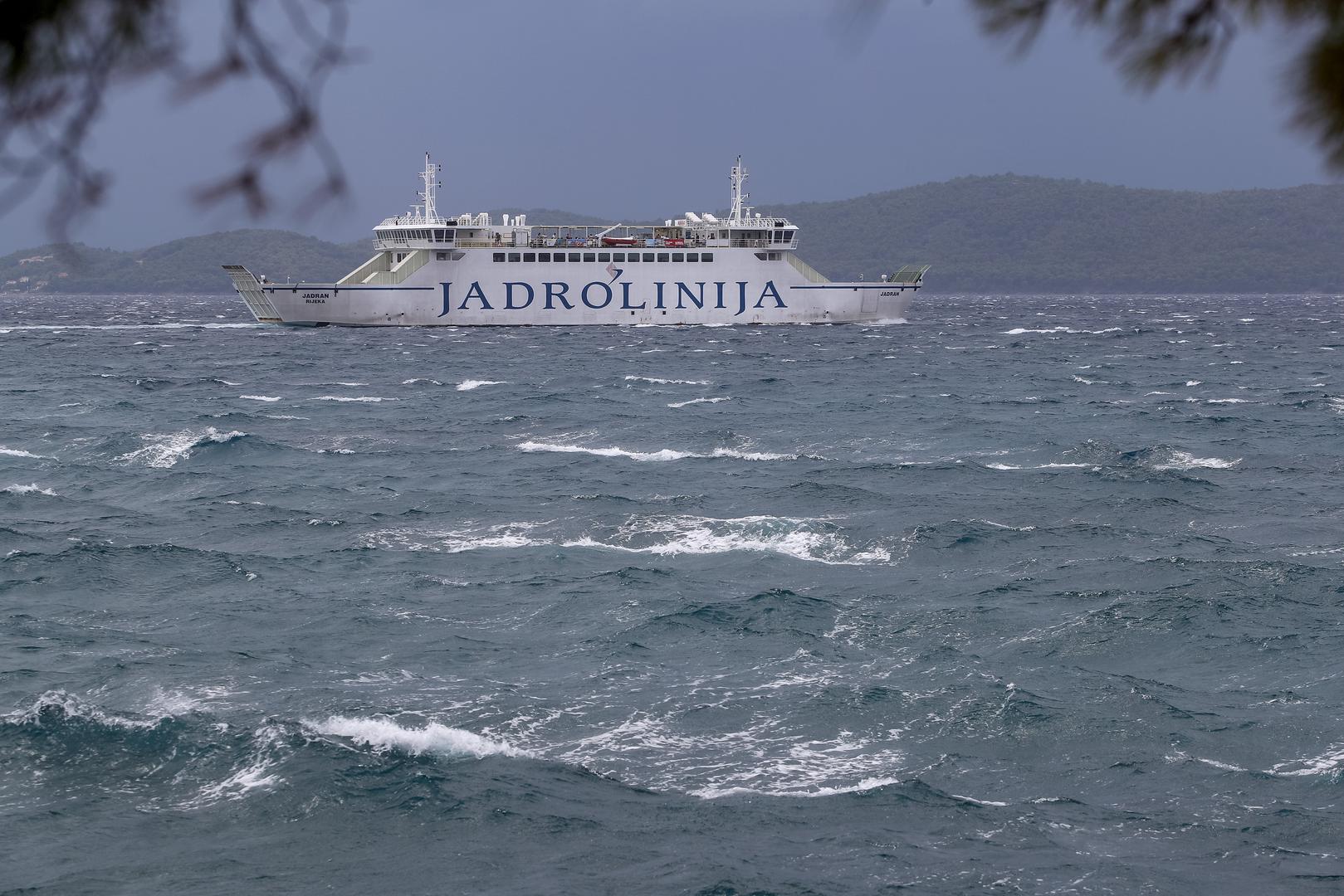 22.07.2024., Zadar - Nakon suncanog i sparnog jutra prema Zadru je krenulo nevrijeme Photo: Sime Zelic/PIXSELL