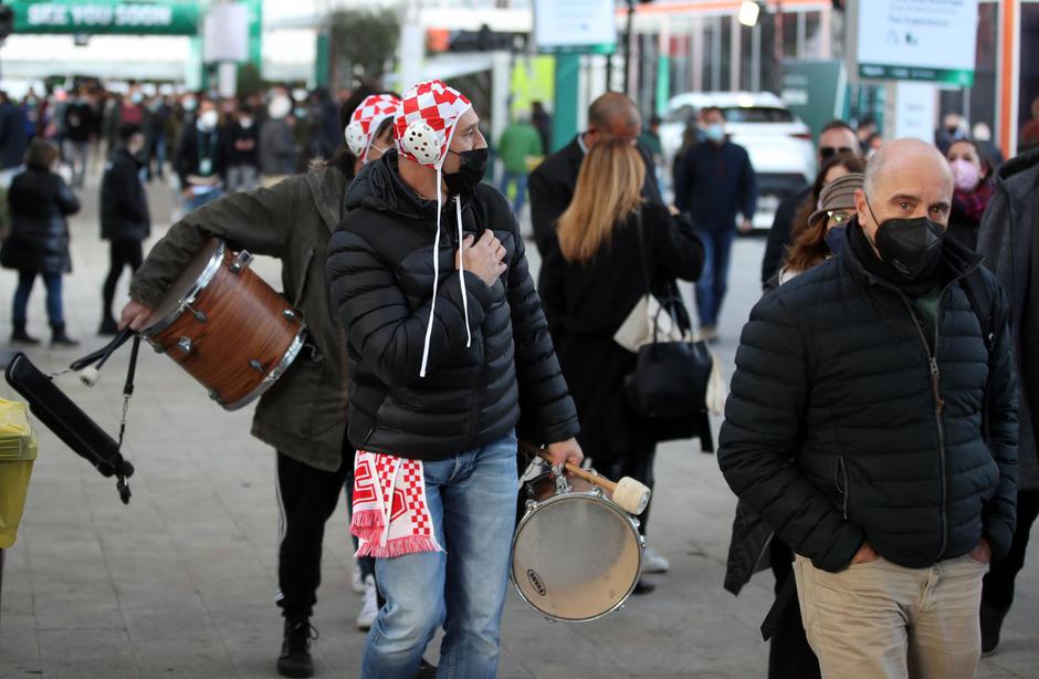 Navijači uoči početka finala Davis Cupa između Hrvatske i Rusije