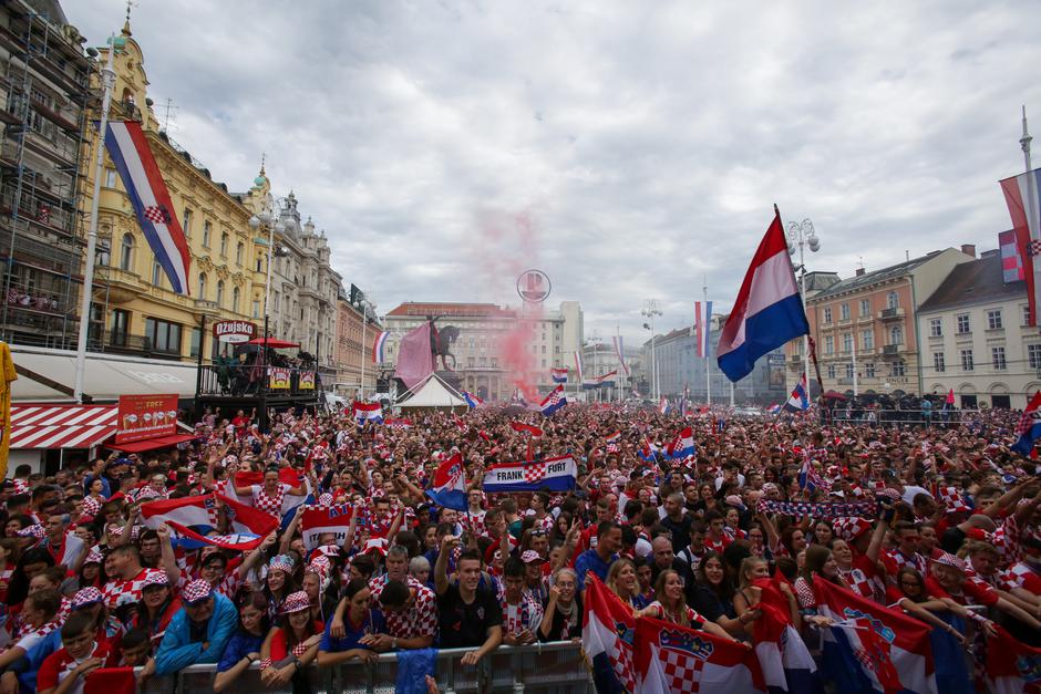 Hrvatski navijači - Zagreb