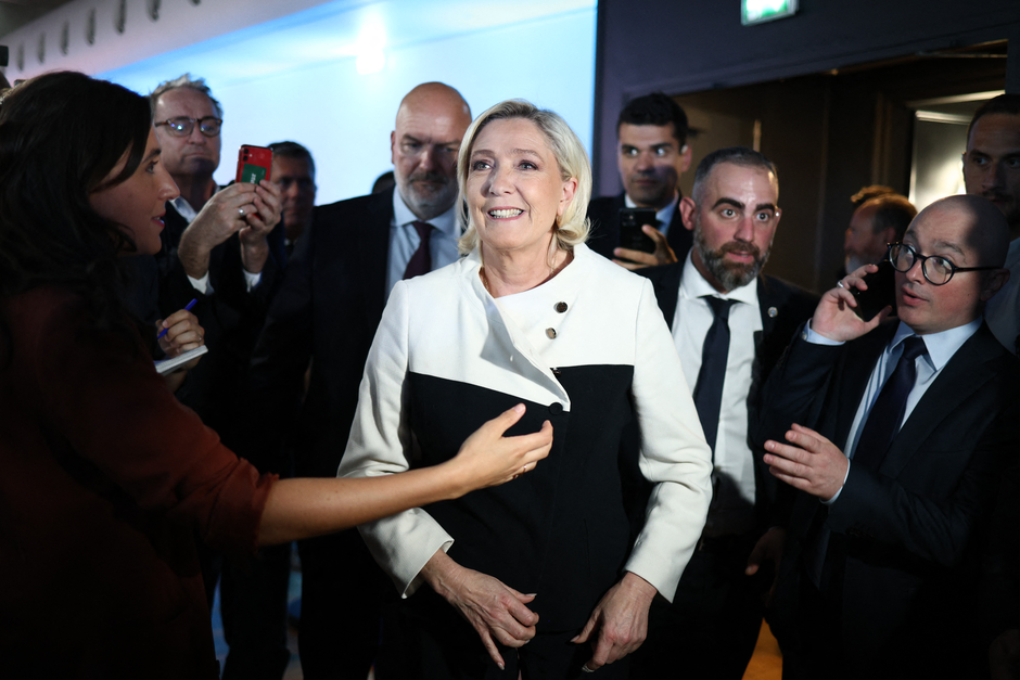 Rassemblement National Parliamentary Election 2nd round evening - Paris