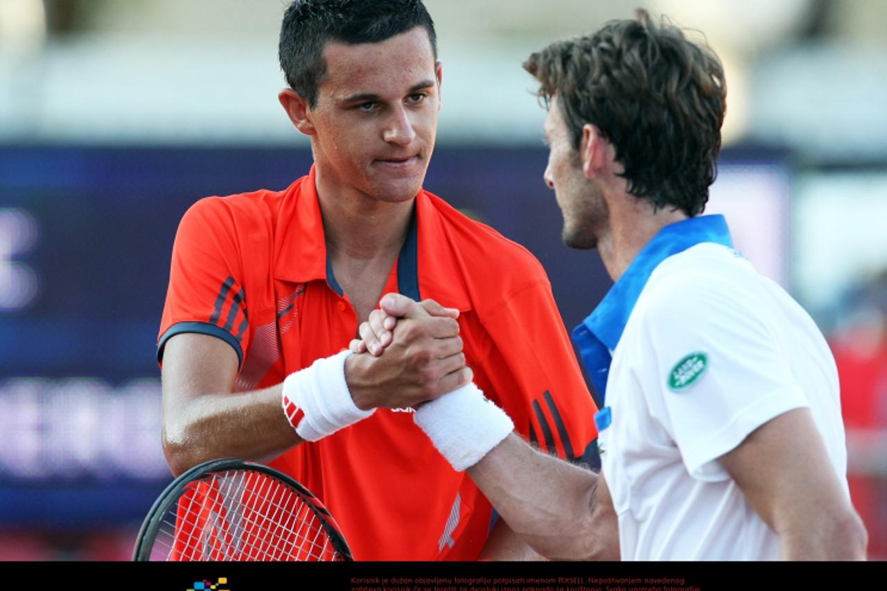 '09.07.2012., Umag - 23.ATP Vegeta Croatia open Umag. Mate Pavic pobijedio je u mecu protiv Juan Carlosa Ferrera. Photo: Jurica Galoic/PIXSELL'