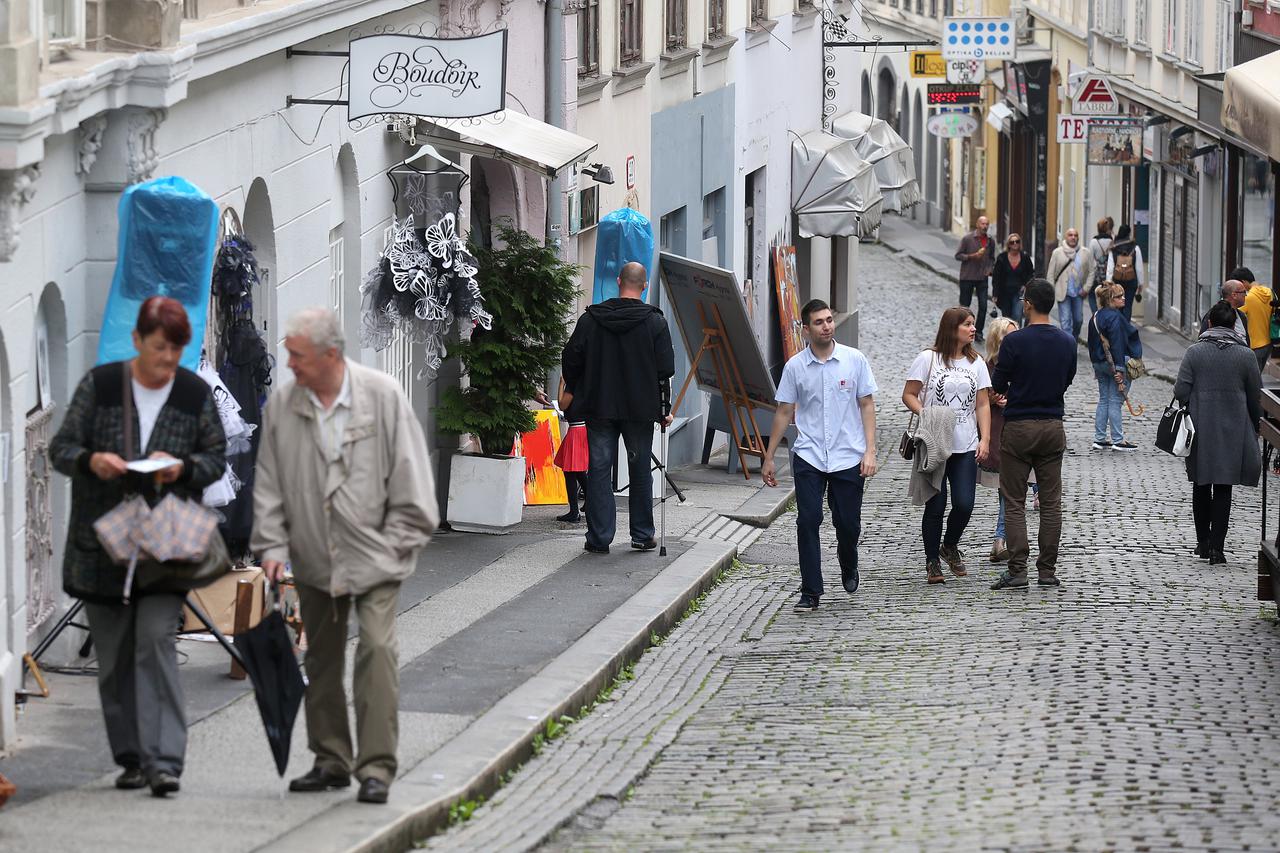 Manifestacija Radiceva u osmijehu - ulica umjetnosti. 