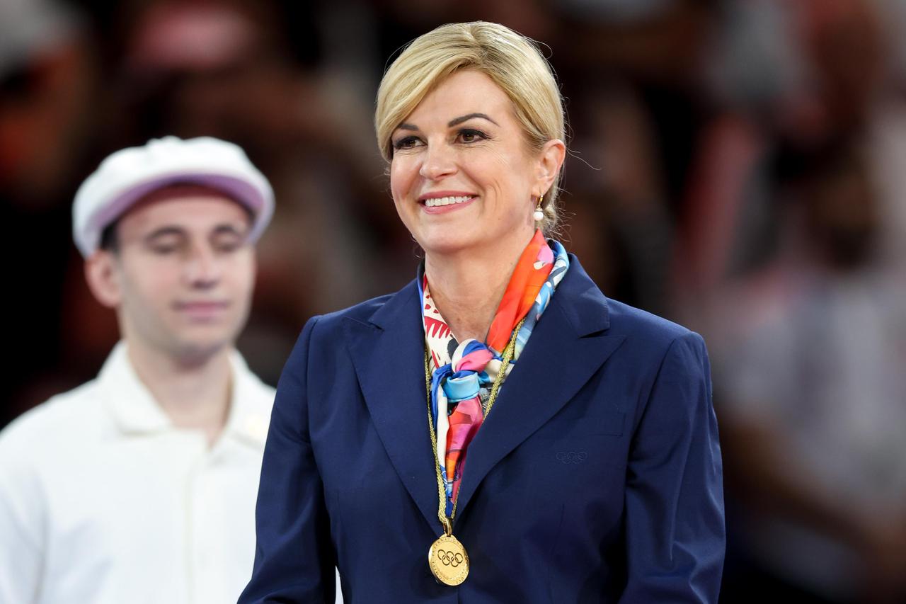 Olimpijske igre Pariz 2024., Kolinda Grabar-Kitarović uručila je zlatnu medalju Barbari Matić