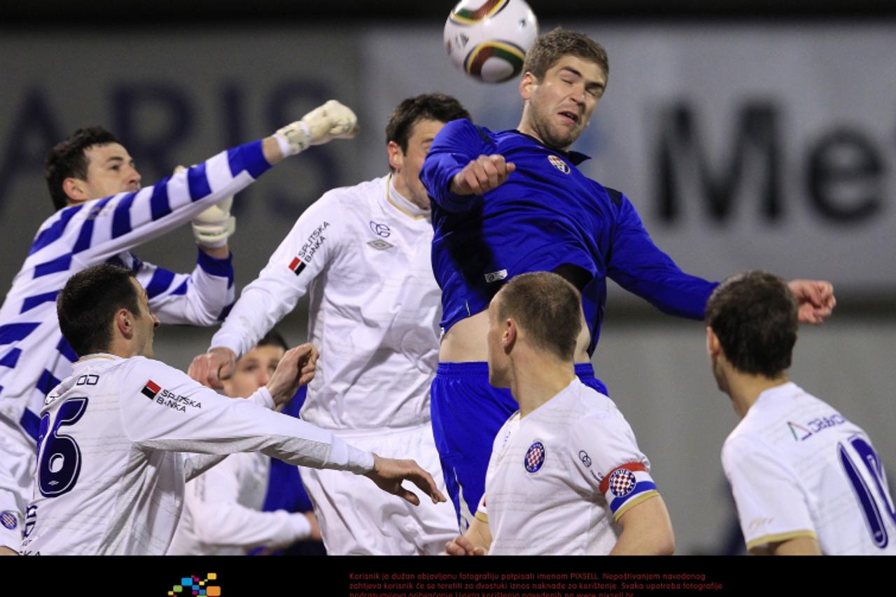 \'19.03.2011., Stadion Maksimir, Zagreb - Nogometna utakmica 22. kola Prve HNL izmedju NK Dinamo i NK Hajduk. Tomislav Barbaric. Photo: Antonio Bronic/PIXSELL\'