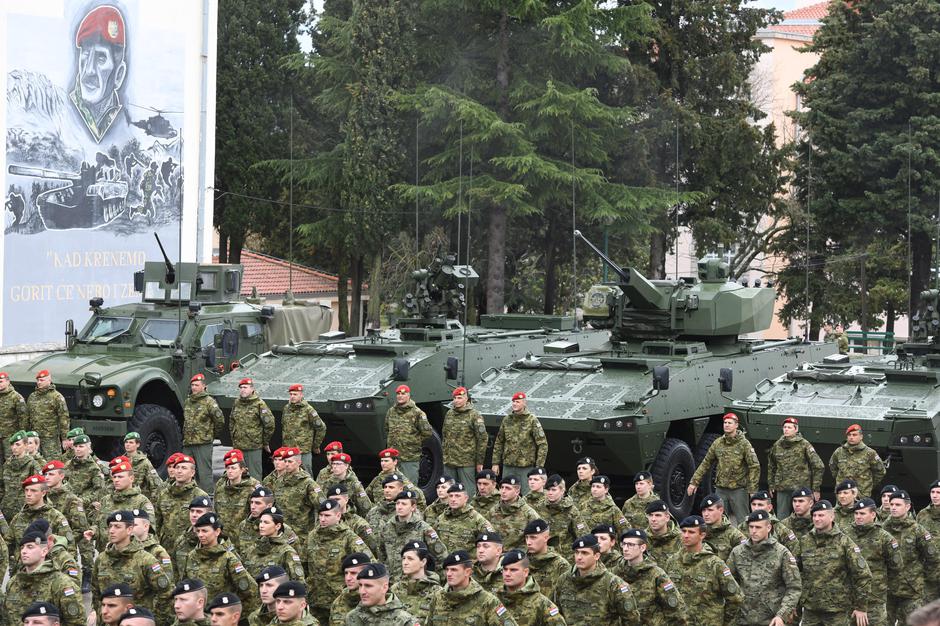 Obilježavanje 15. obljetnice ustrojavanja Gardijske mehanizirane brigade HKoV-a u Kninu