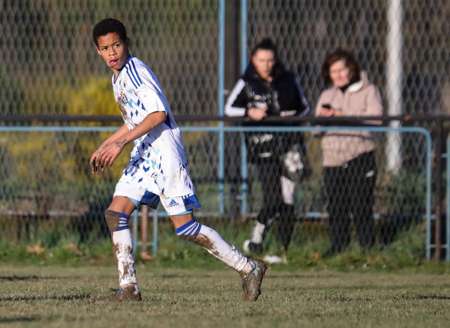 25.03.2023,Zagreb - Nogometna utakmica pionira NK Hrvatskog - Dragovoljca i GNK Dinama. Igrac Belinho, najtalentiraniji je Brazilac koji je došao u Dinamo.
Photo: Jurica Galoic/PIXSELL Photo: Jurica Galoic/PIXSELL