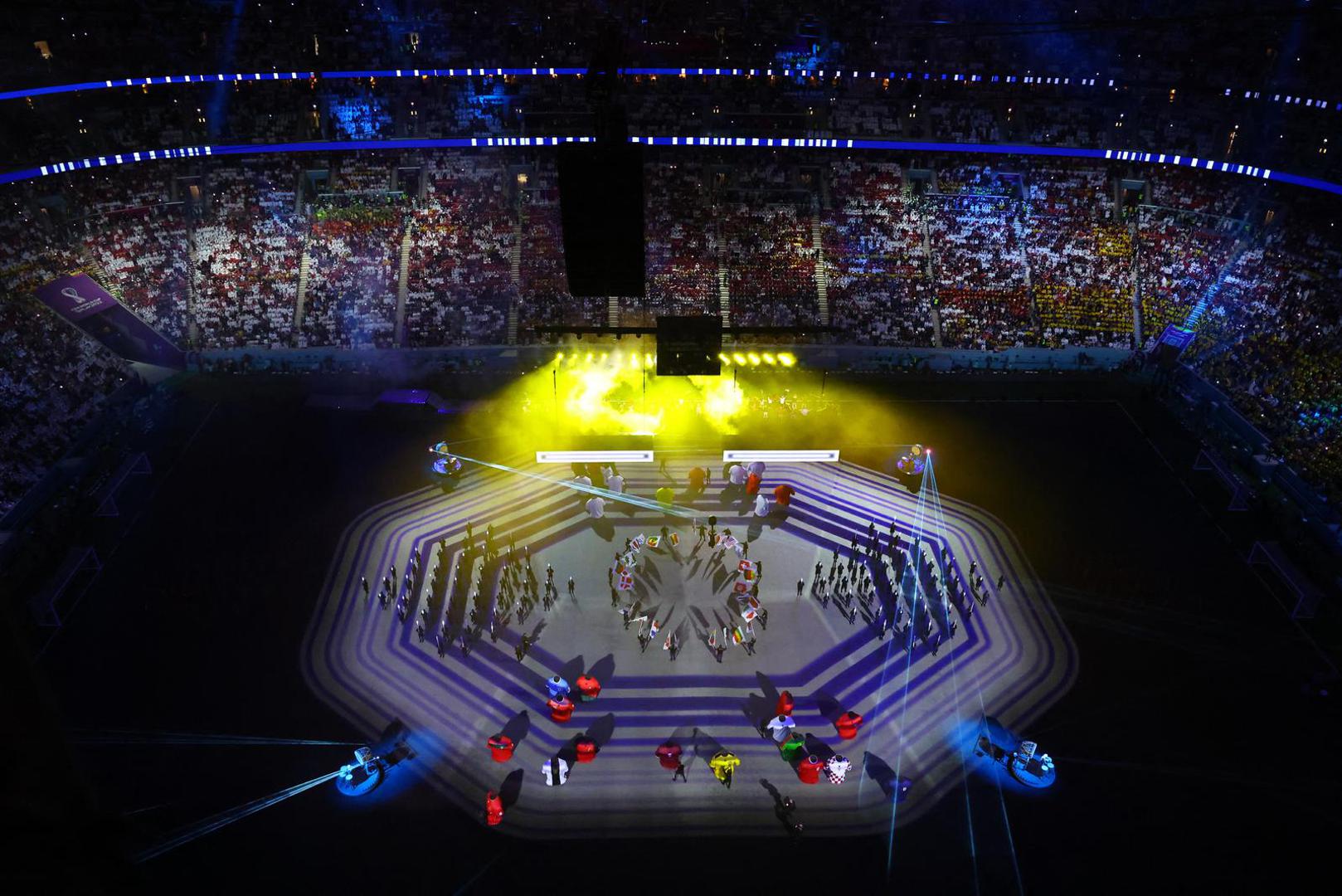 Soccer Football - FIFA World Cup Qatar 2022 - Group A - Qatar v Ecuador - Al Bayt Stadium, Al Khor, Qatar - November 20, 2022 General view during the opening ceremony REUTERS/Fabrizio Bensch Photo: Fabrizio Bensch/REUTERS