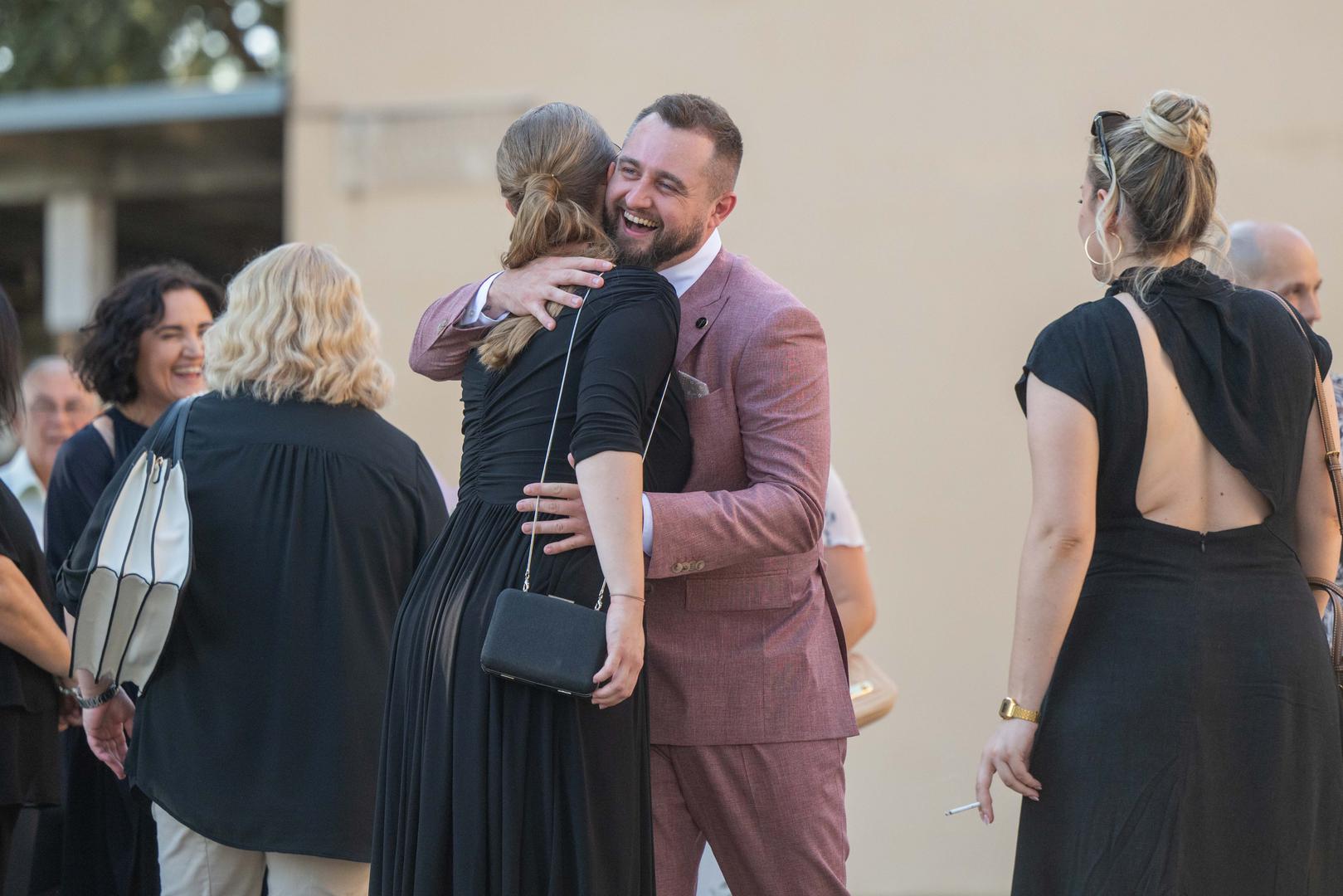 21.07.2024., Zagreb - Vjencanje Matije Cveka i Miriam Cikron u crkvi sv. Antuna Padovanskog na Svetom Duhu. Photo: Neva Zganec/PIXSELL