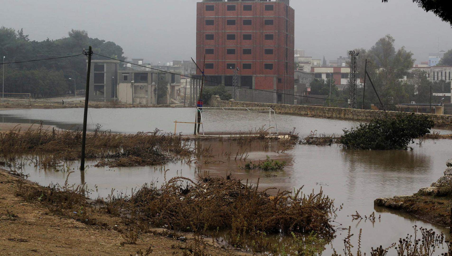 General view of a flooded road as a powerful storm and heavy rainfall flooded hit Shahhat city, Libya, September 11, 2023. REUTERS/Omar Jarhman NO RESALES. NO ARCHIVES. REFILE - REMOVING WATERMARK Photo: Stringer/REUTERS