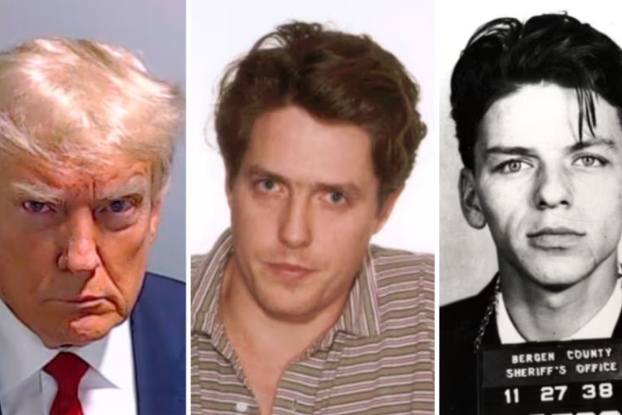 Slijeva na desno: Donald Trump, Hugh Grant, Frank Sinatra