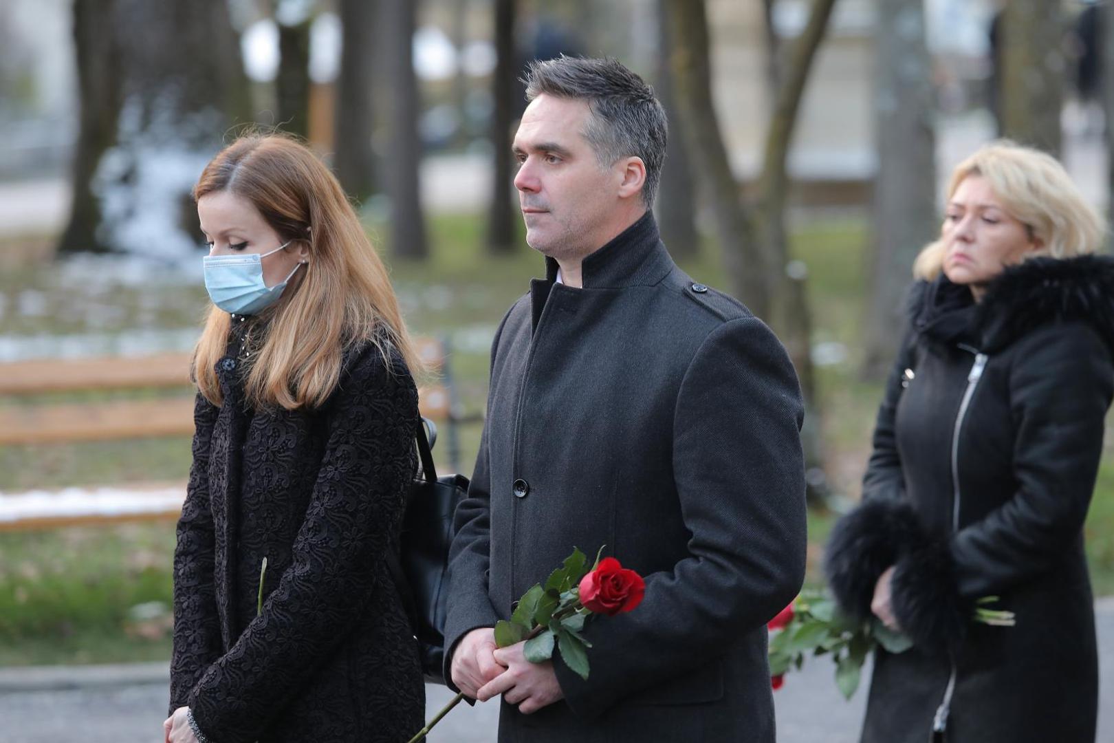 11.01.2021., Zagreb - Na zagrebackom groblju Mirogoj odrzan je posljednji ispracaj predsjednika Uprave Podravke Marina Pucara. 
Photo: Tomislav Miletic/PIXSELL